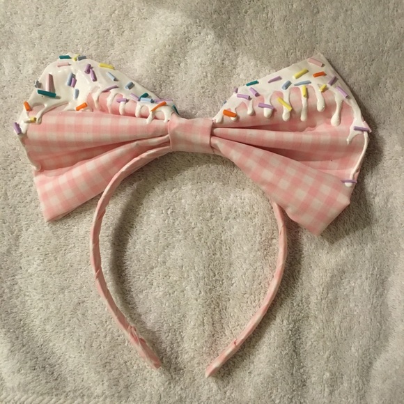 Handmade Sweet Lolita Fairy Kei Melty Cream Bow - Picture 2 of 4